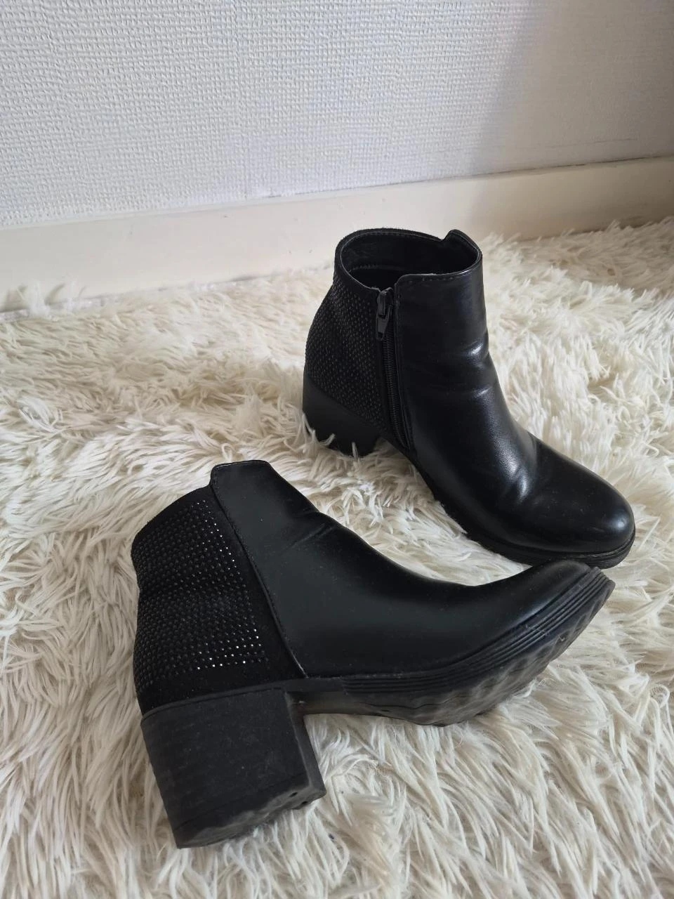 Botas pretas com salto - Tamanho 36 – Muito bom estado – photo 2